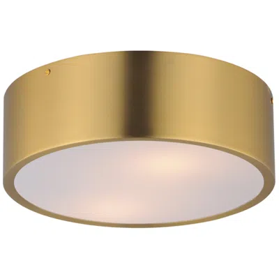 Maxim Tommy 12" Satin Brass 2-light Surface Mount