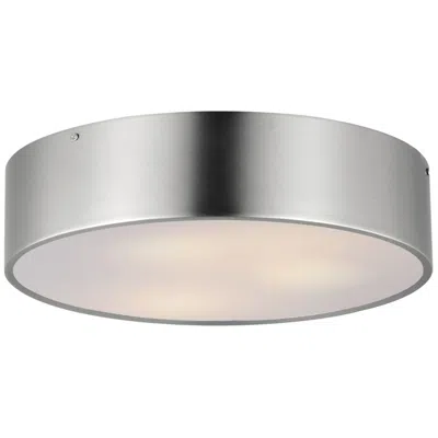 Maxim Tommy 16" Satin Nickel 3-light Surface Mount