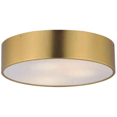 Maxim Tommy 16"satin Brass 3-light Surface Mount