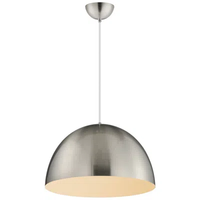 Maxim Tova 20" Wide Satin Nickel Pendant
