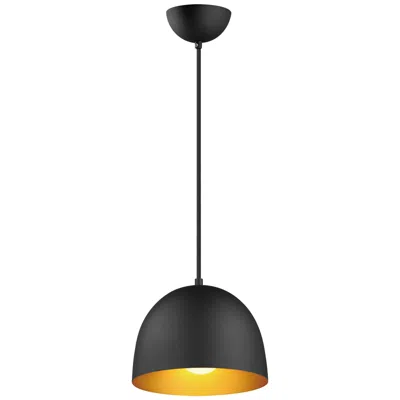 Maxim Tova 9" Black/gold Pendant