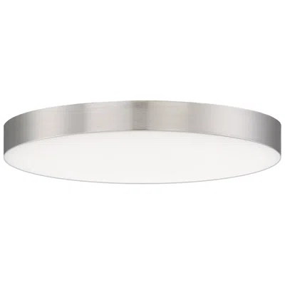 Maxim Trim 1 Light 7" Wide Satin Nickel Flush Mount Light