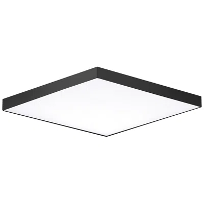Maxim Trim 10 1/2" Wide Square Black Led Ceiling Light