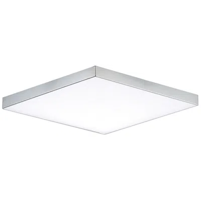 Maxim Trim 1-light 10.5" Wide Polished Chrome Flush Mount Light