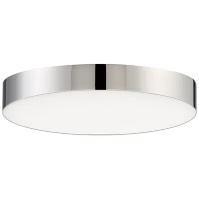 Maxim Trim 1-light 5" Wide Polished Chrome Flush Mount Light