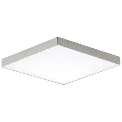 Maxim Trim 1-light 6.25" Wide Satin Nickel Flush Mount Light