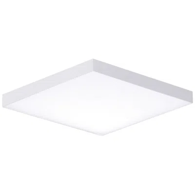 Maxim Trim 1-light 6.25" Wide White Flush Mount Light