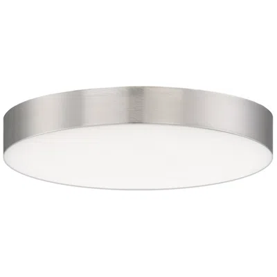 Maxim Trim 5.8" Wide Modern Satin Nickel Led Flush Mount Light