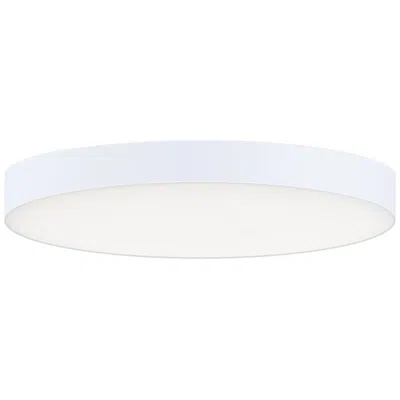 Maxim Trim 7" Wide White Finish Modern Disc Led Ceiling Light