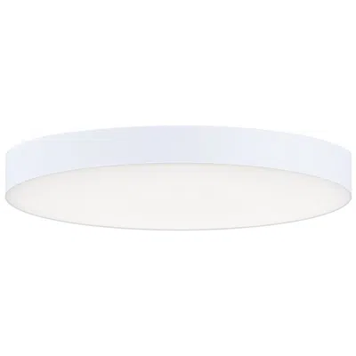 Maxim Trim Eco 7" White Round Led Flush Mount 3000k