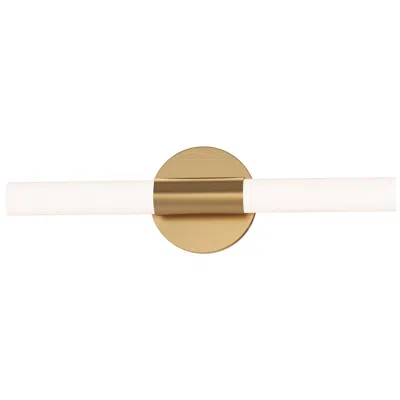 Maxim Tubi 18" Natural Aged Brass 5cct Led Bath Bar