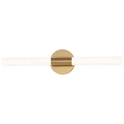 Maxim Tubi 24" Natural Aged Brass 5cct Led Bath Bar