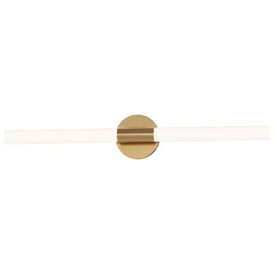 Maxim Tubi 30" Natural Aged Brass 5cct Led Bath Bar