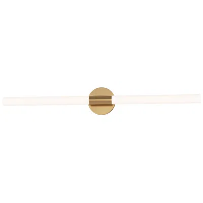 Maxim Tubi 36" Natural Aged Brass 5cct Led Bath Bar