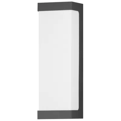 Maxim Tunnel 15" Black Led Outdoor Sconce