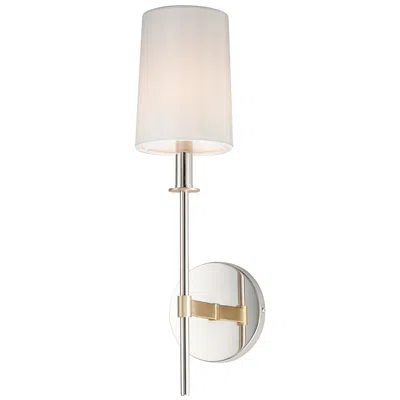 Maxim Uptown 19 1/2" High Polished Nickel Wall Sconce