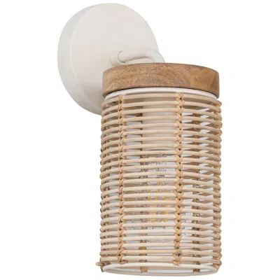 Maxim Vannerie 12 1/2" High Ecru Wall Sconce