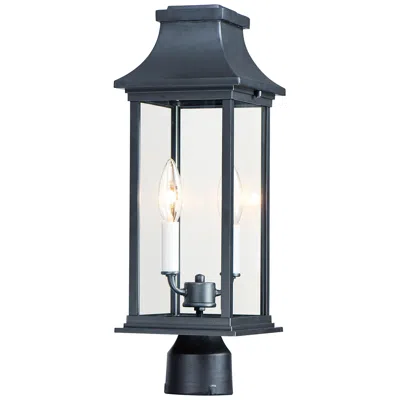 Maxim Vicksburg 19 3/4"h Black 2-light Outdoor Post Light