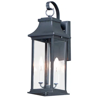 Maxim Vicksburg 20" High Black 2-light Outdoor Wall Light