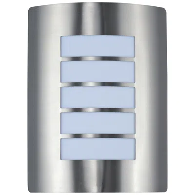 Maxim View 10 3/4"h Stainless Steel Led Outdoor Wall Light