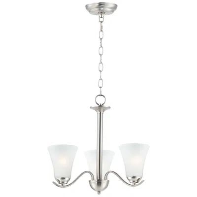 Maxim Vital 3-light 20" Wide Satin Nickel Chandelier