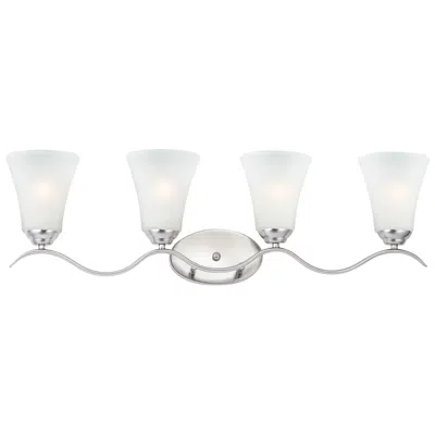 Maxim Vital 4-light 31.5" Wide Satin Nickel Vanity Light