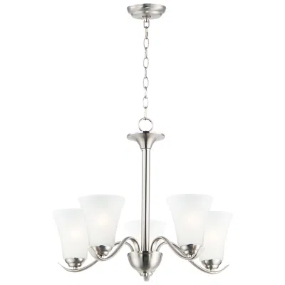 Maxim Vital 5-light 23" Wide Satin Nickel Chandelier