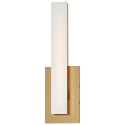 Maxim Vogue 14" Natural Aged Brass 5cct Led Vanity