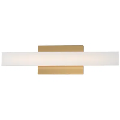 Maxim Vogue 18" Natural Aged Brass 5cct Led Vanity