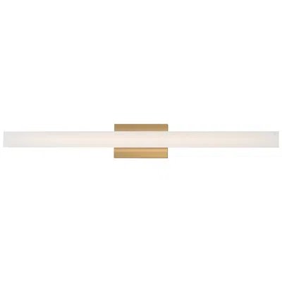Maxim Vogue 36" Natural Aged Brass 5cct Led Vanity