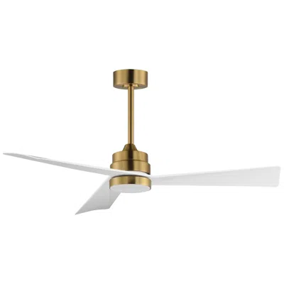 Maxim Vortex 52" Natural Aged Brass Indoor Fan With Led Light Kit