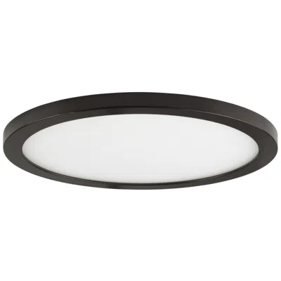 Maxim Wafer 15" Wide Bronze Led Ceiling Light