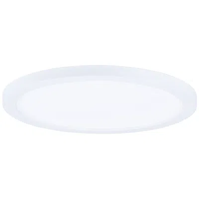 Maxim Wafer 1-light 15" Wide White Flush Mount Light