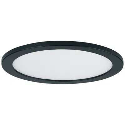 Maxim Wafer 5 1/2" Wide Round Black Led Outdoor Ceiling Light