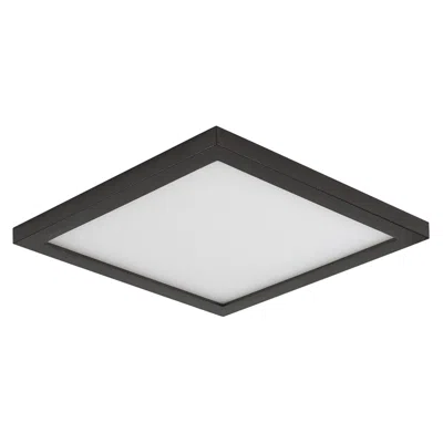 Maxim Wafer 5" Wide Square Bronze Led Outdoor Ceiling Light