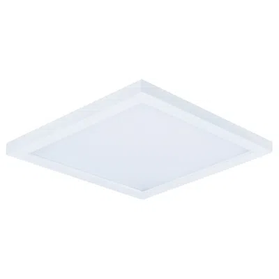Maxim Wafer 5" Wide Square White Led Outdoor Ceiling Light