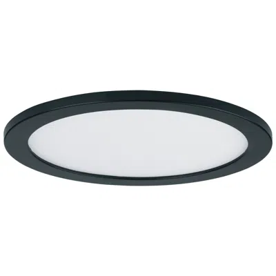 Maxim Wafer 7" Black Rd Led Ceiling Light 3000k 0-10v Dim
