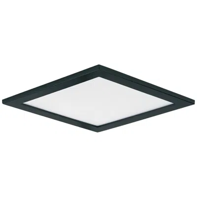 Maxim Wafer 7" Wide Square Black Led Outdoor Ceiling Light