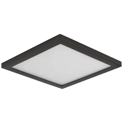 Maxim Wafer 7" Wide Square Bronze Led Outdoor Ceiling Light