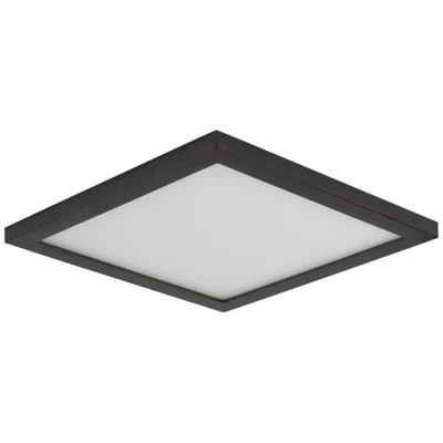 Maxim Wafer 9" Wide Square Bronze Led Outdoor Ceiling Light