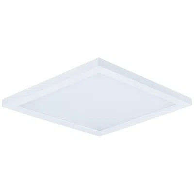 Maxim Wafer 9" Wide Square White Led Outdoor Ceiling Light