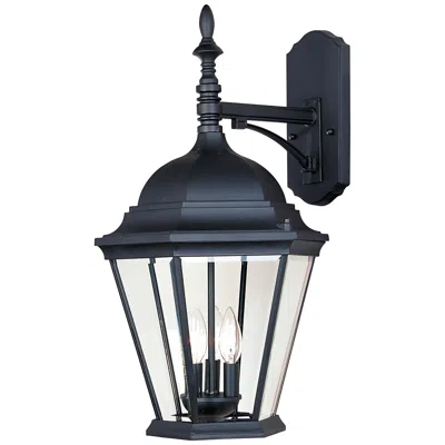 Maxim Westlake 22" High Black 3-light Outdoor Wall Light