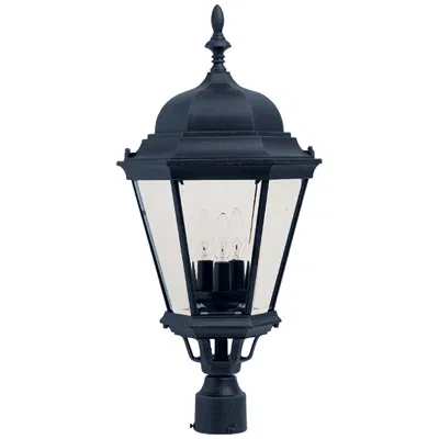 Maxim Westlake 28" High Black Outdoor Pier Mount Light