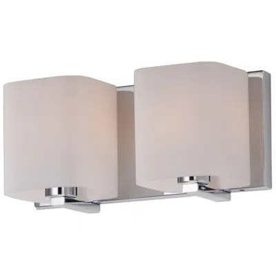 Maxim Wrap 2-light 12.5" Wide Bath Vanity - Polished Chrome