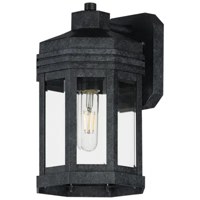 Maxim Wright 12" High Black Patina 1-light Outdoor Small Wall Sconce
