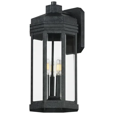 Maxim Wright 20 1/2" High Black Patina 3-light Outdoor Wall Sconce