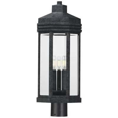 Maxim Wright 23" High Black Patina 3-light Outdoor Post Light