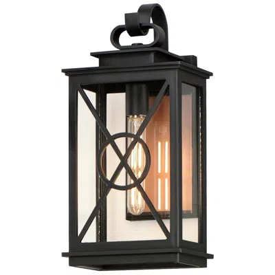 Maxim Yorktown Vx 1-light Outdoor Wall Sconce - Black/aged Copper