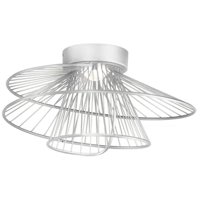 Maxim Zeta 1-light 20" Wide Matte White Flush Mount