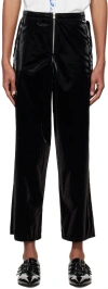 Maximilian Davis Black Spain Trousers In Ink Black